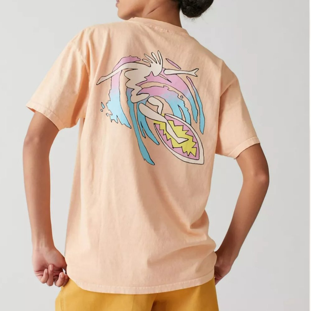 Quiksilver UO Exclusive Surf Legend Oversized Tee - Picture 2 of 2